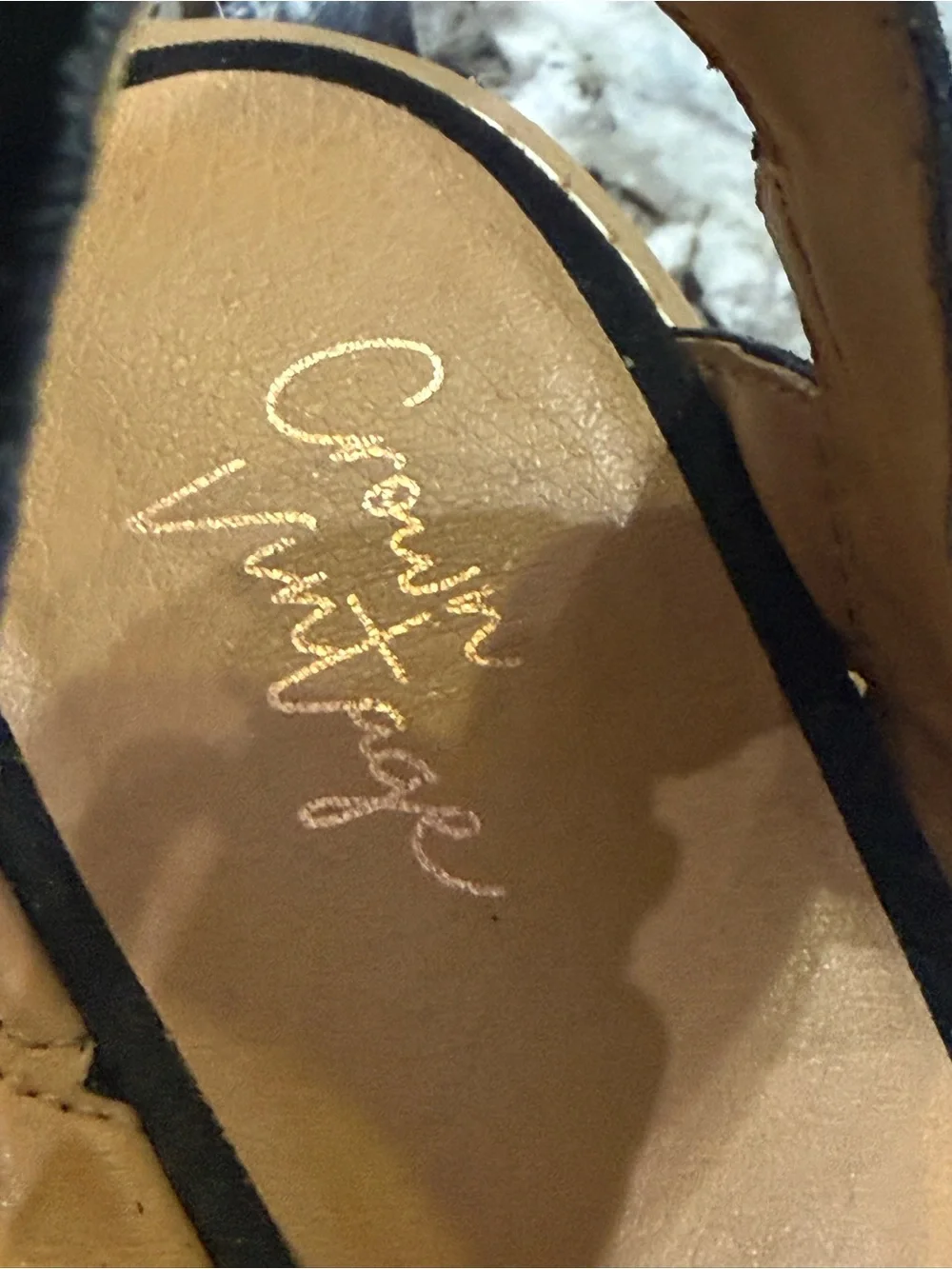 Crown Vintage Platform Espadrilles Wedge Sandals woman’s size 9.5